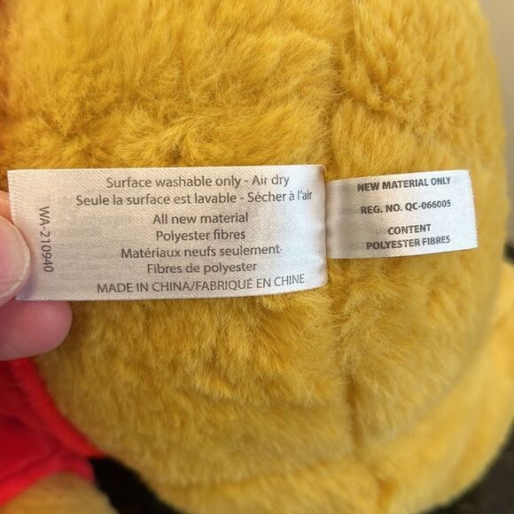 Winnie The Pooh, Bear, 12”, Plush, Soft, Toy, Figure, Stuffed Animal-Disney - Picture 8 of 8